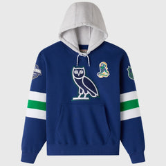 Vancouver Canucks OVO x NHL Fleece Hoodie Blue