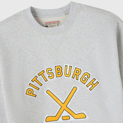 Pittsburgh Penguins OVO x NHL Fleece Sweatshirt Heather Gray