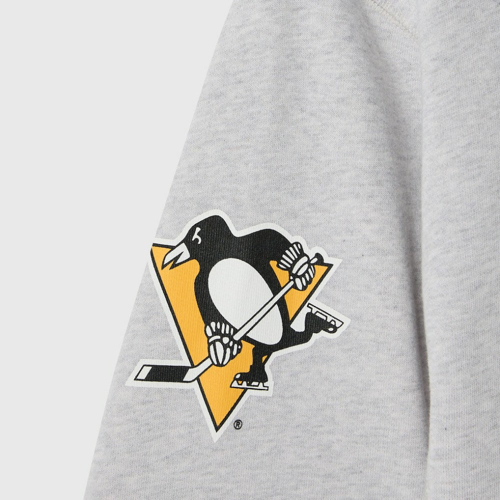 Pittsburgh Penguins OVO x NHL Fleece Sweatshirt Heather Gray