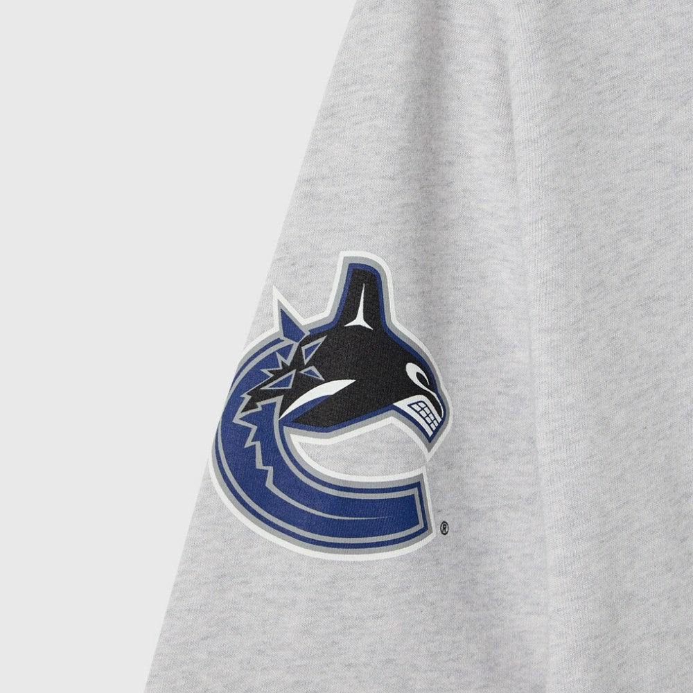 Vancouver Canucks OVO x NHL Fleece Sweatshirt Heather Gray
