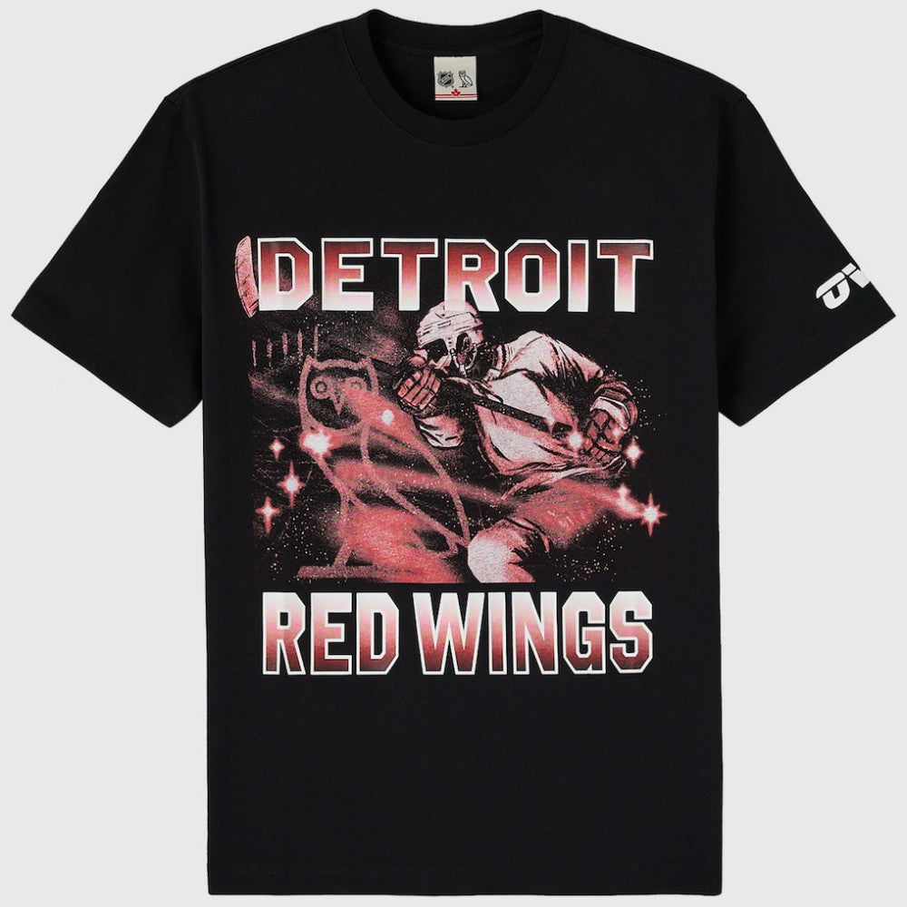 Detroit Red Wings OVO x NHL Graphic T-Shirt Black