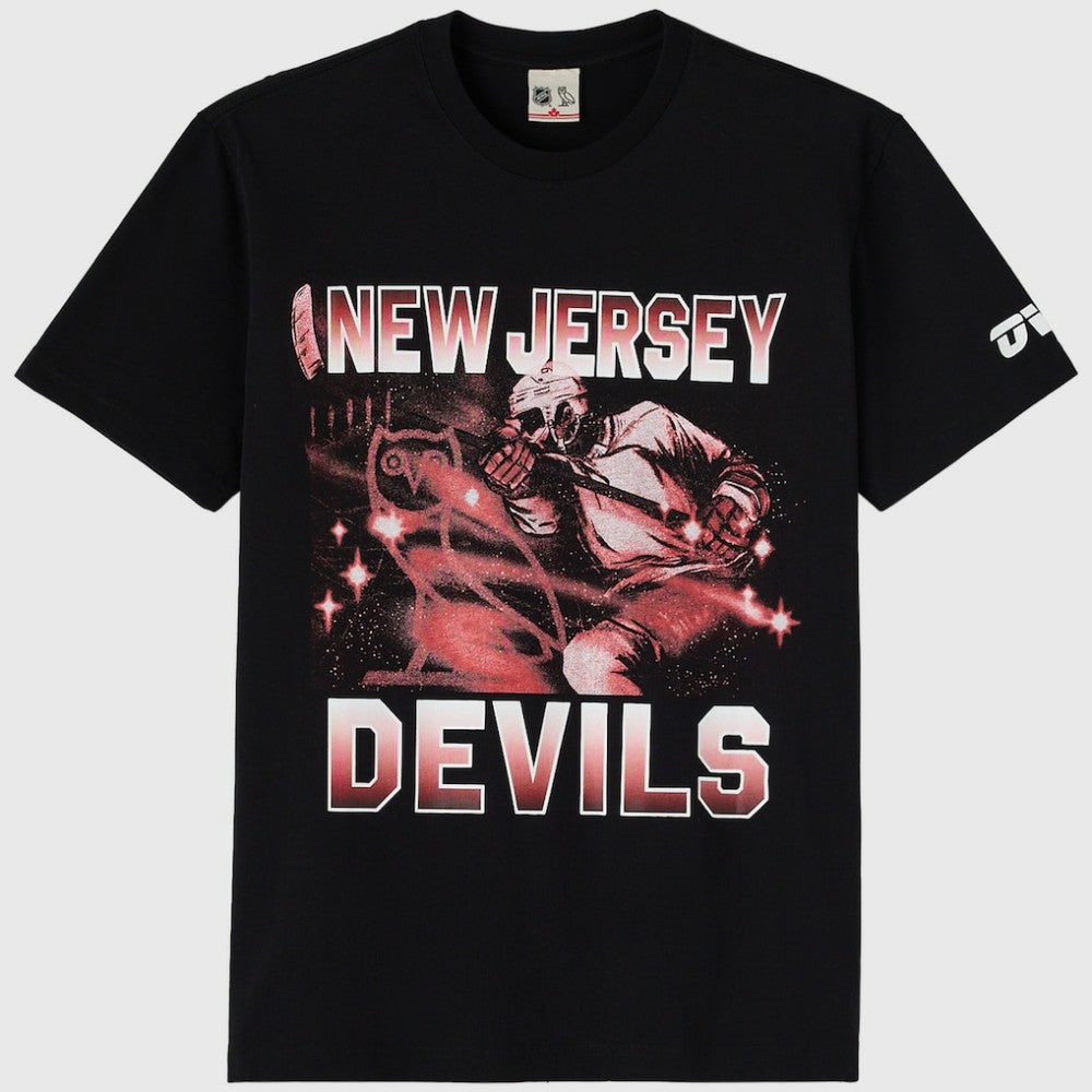 New Jersey Devils OVO x NHL Graphic T-Shirt Black