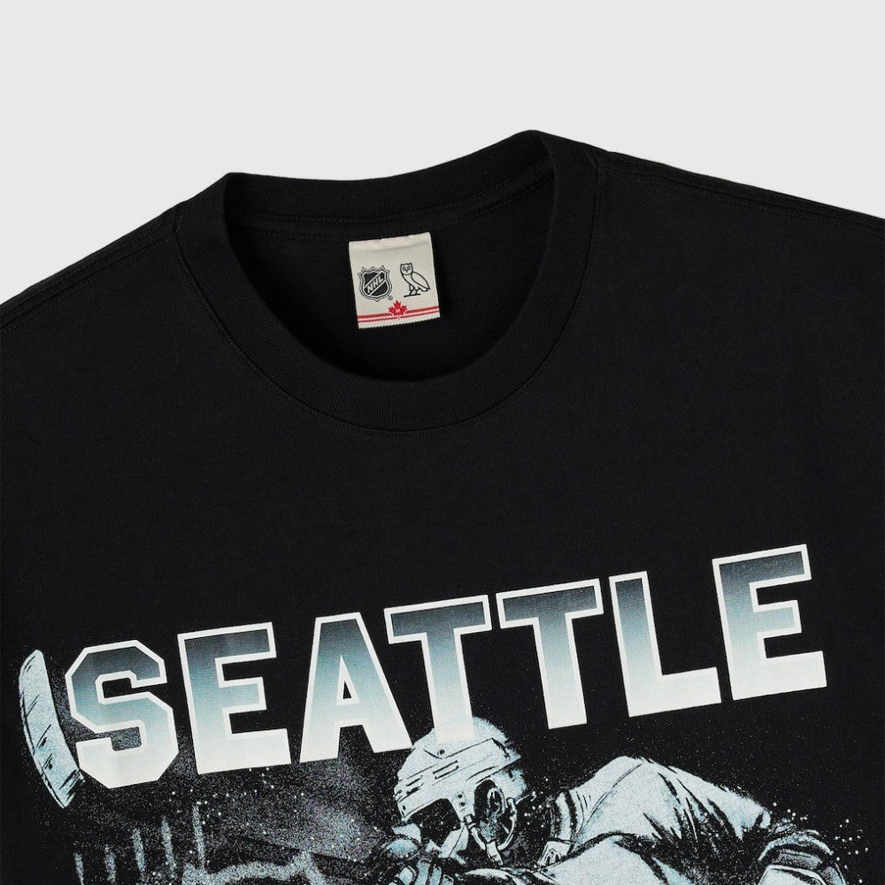Seattle Kraken OVO x NHL Graphic T-Shirt Black