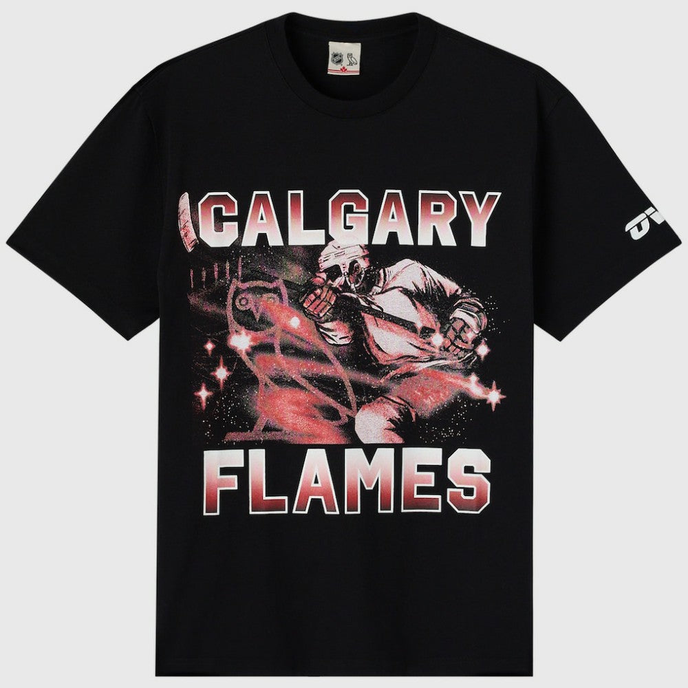 Calgary Flames OVO x NHL Graphic T-Shirt Black
