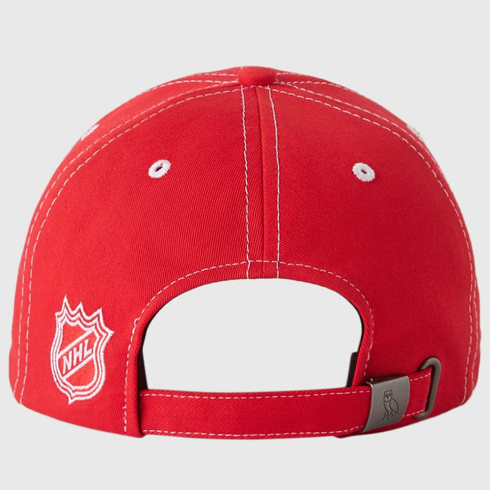 Detroit Red Wings OVO x NHL Adjustable Sport Hat Red