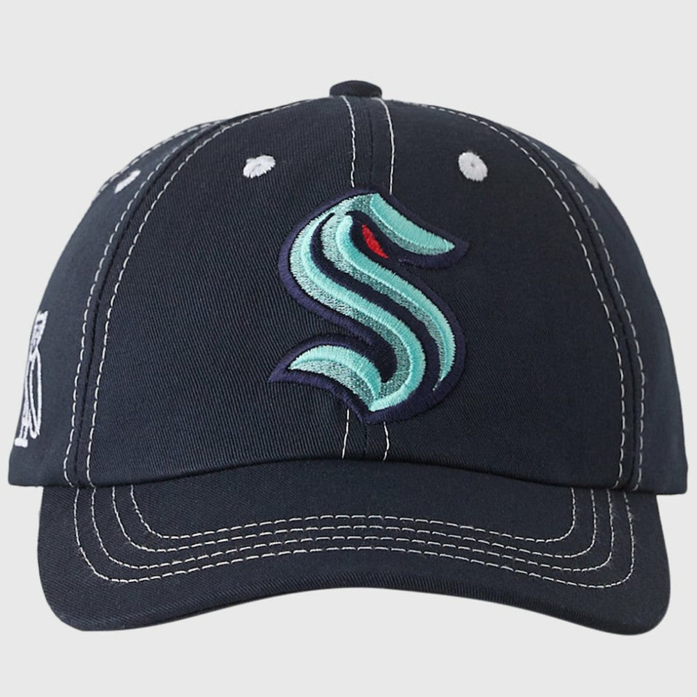 Seattle Kraken OVO x NHL Adjustable Sport Hat Deep Sea Blue