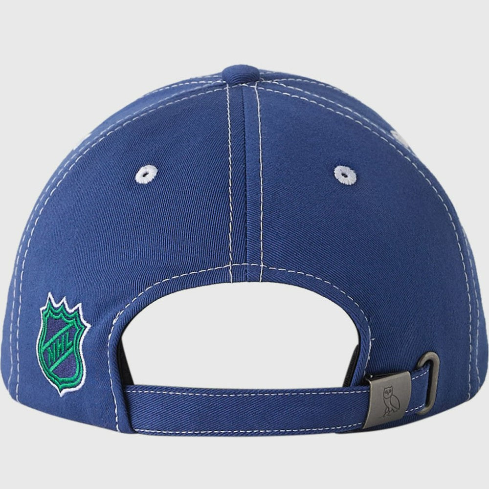 Vancouver Canucks OVO x NHL Adjustable Sport Hat Blue
