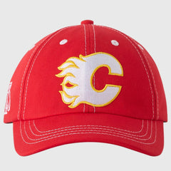 Calgary Flames OVO x NHL Adjustable Sport Hat Red