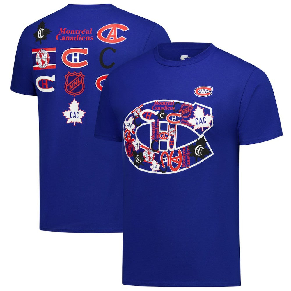 Montreal Canadiens Starter Logo Collage T-Shirt Blue