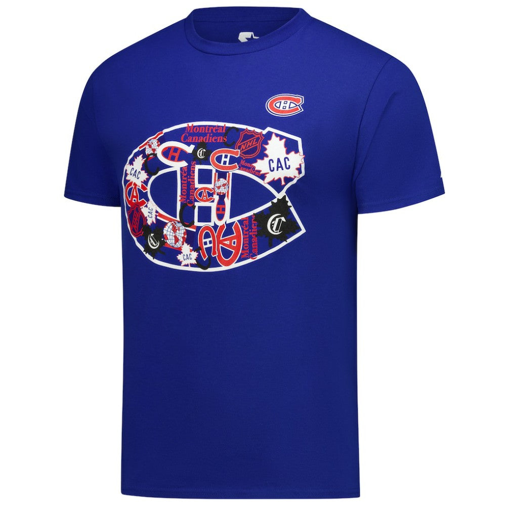 Montreal Canadiens Starter Logo Collage T-Shirt Blue