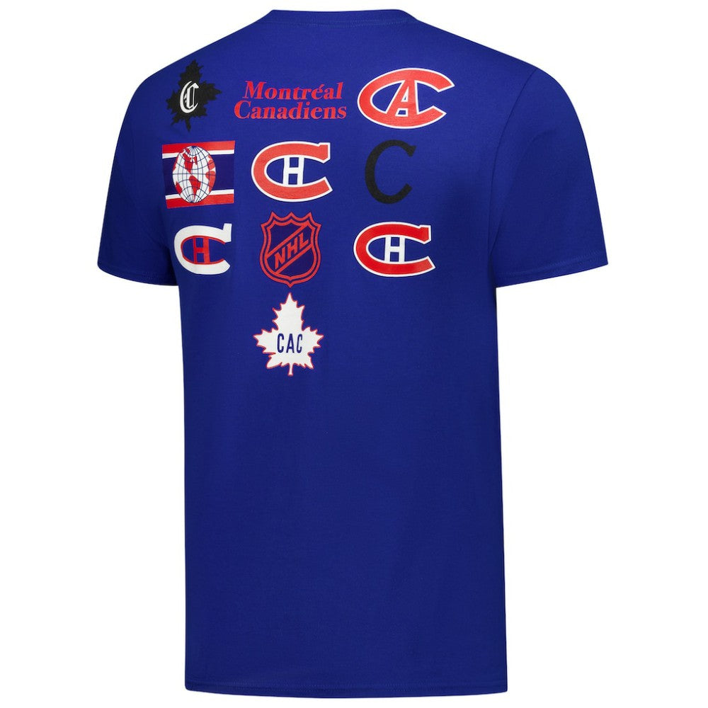 Montreal Canadiens Starter Logo Collage T-Shirt Blue