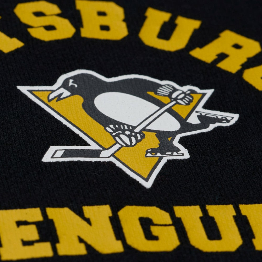 Pittsburgh Penguins Mitchell & Ness Women's Crewneck Sweatshirt Black