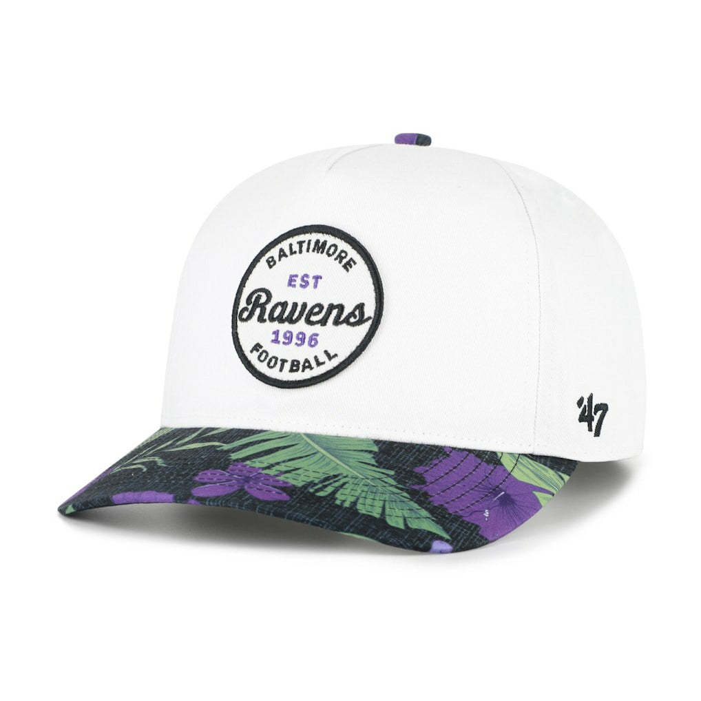 Baltimore Ravens '47 Beach Side Hitch Adjustable Hat - White/Purple sale