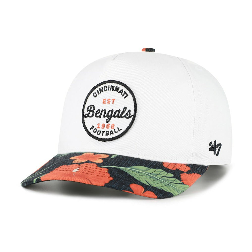 Cincinnati Bengals '47 Beach Side Hitch Adjustable Hat - White/Black for sale