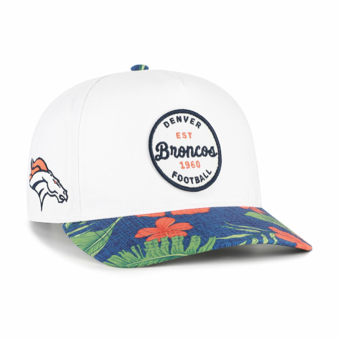 Denver Broncos '47 Beach Side Hitch Adjustable Hat - White/Navy outlet