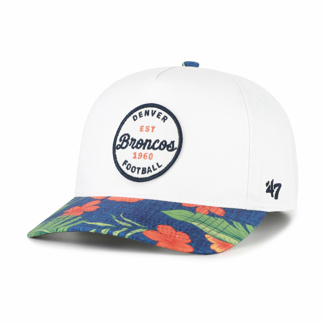 Denver Broncos '47 Beach Side Hitch Adjustable Hat - White/Navy outlet