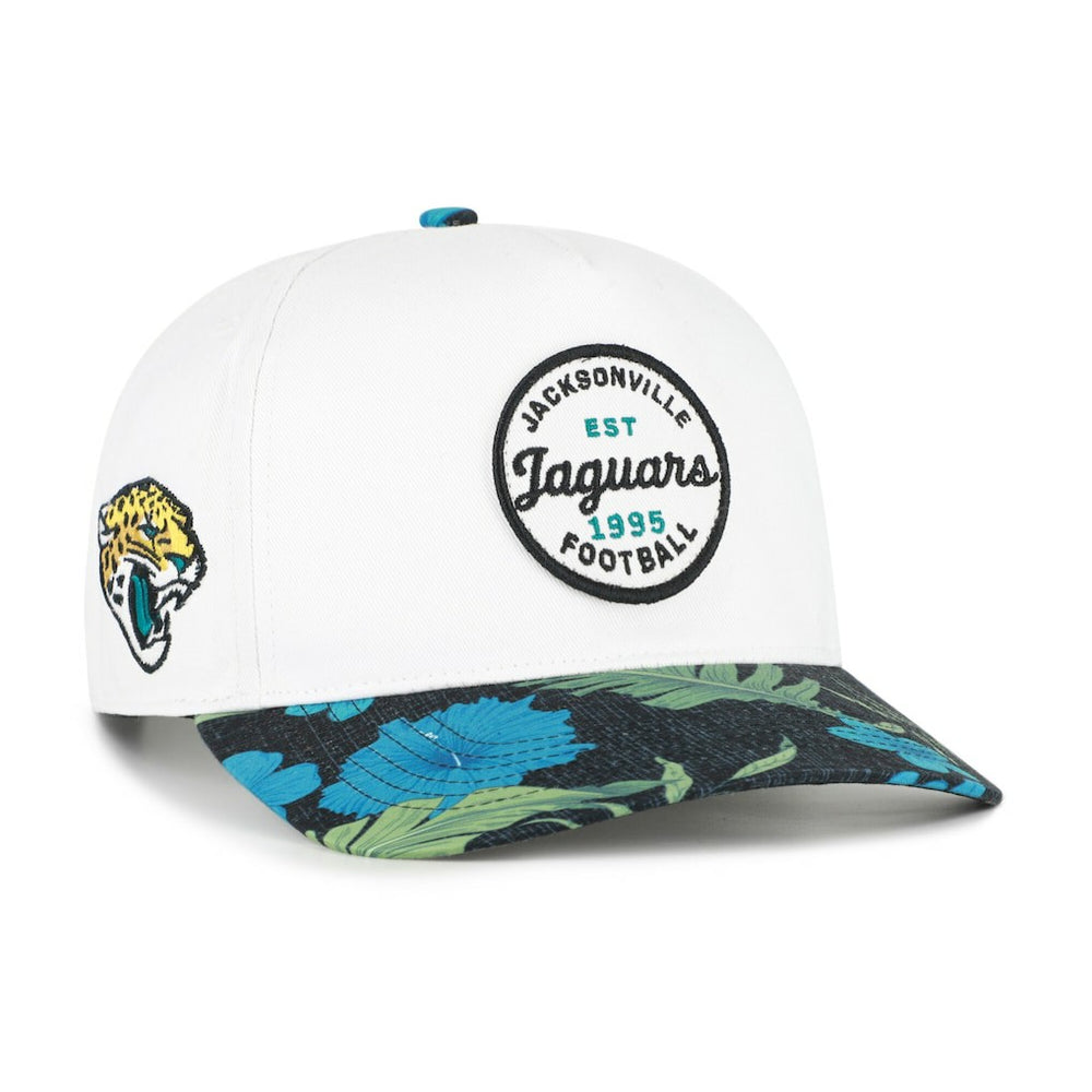 Jacksonville Jaguars '47 Beach Side Hitch Adjustable Hat - White/Black on sale