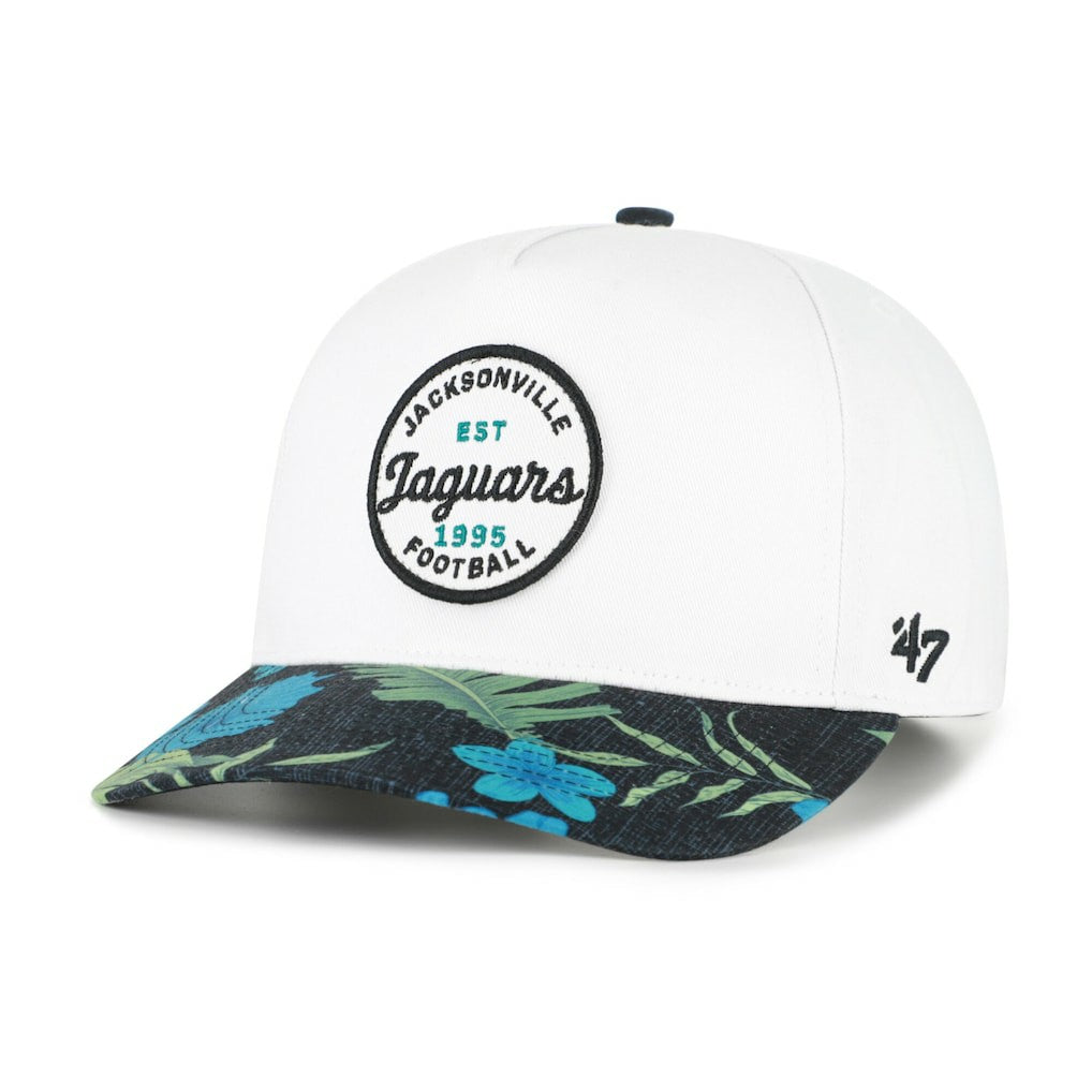 Jacksonville Jaguars '47 Beach Side Hitch Adjustable Hat - White/Black on sale