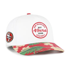 San Francisco 49ers '47 Beach Side Hitch Adjustable Hat - White/Scarlet sale