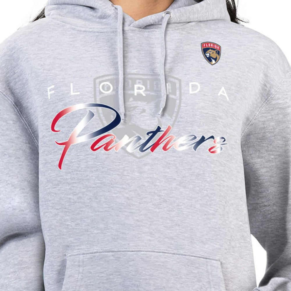 Florida Panthers G-III 4Her by Carl Banks Women's Shadow Logo Fleece Hoodie Gray