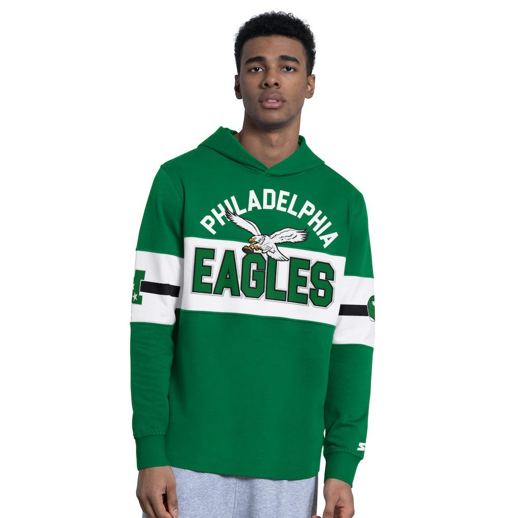 Philadelphia Eagles Starter Fullback Jersey Hoodie - Kelly Green for sale