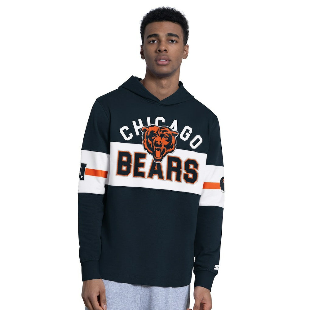 Chicago Bears Starter Fullback Jersey Hoodie - Navy cheap