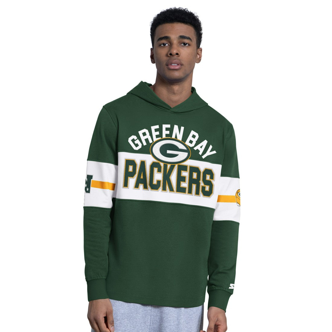 Green Bay Packers Starter Fullback Jersey Hoodie - Green online