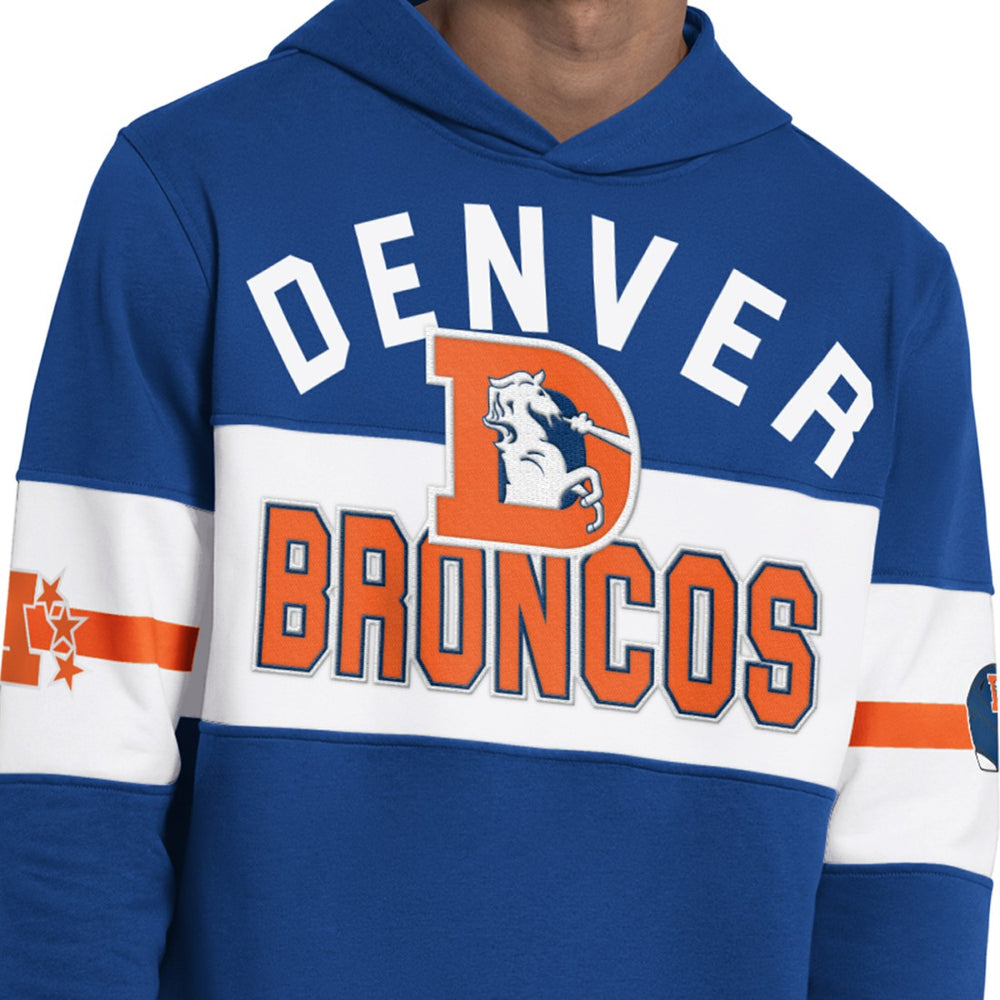 Denver Broncos Starter Fullback Jersey Hoodie - Blue on sale