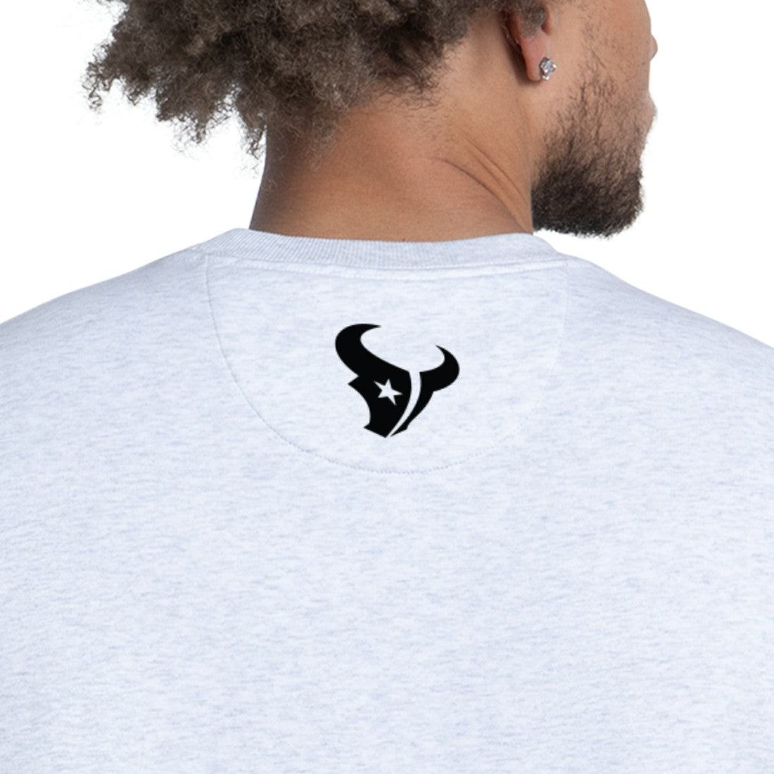Houston Texans Starter Faceoff Fleece Sweatshirt - Ash sale