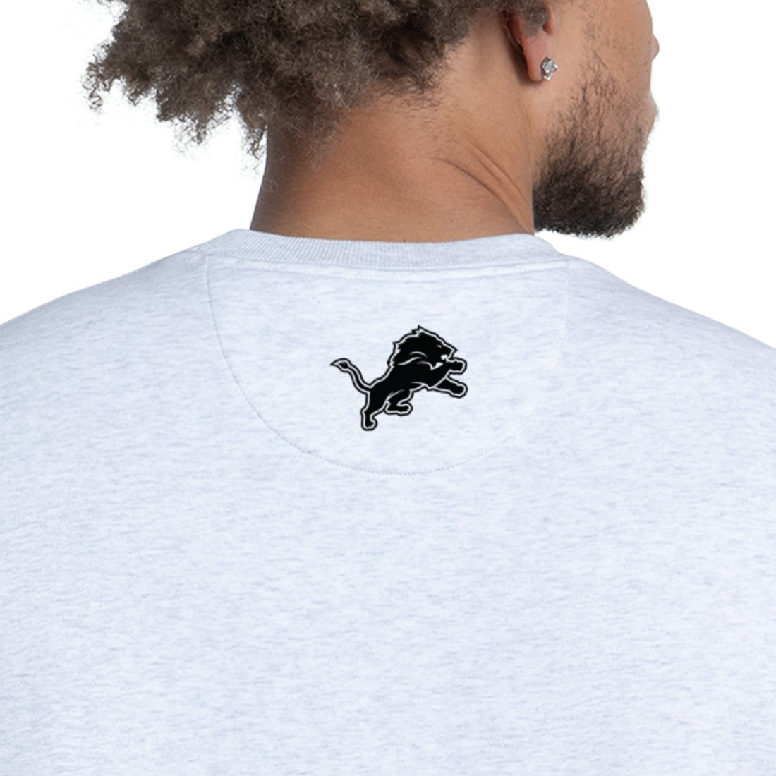 Detroit Lions Starter Faceoff Fleece Sweatshirt - Ash outlet