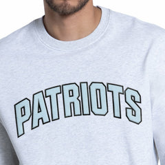 New England Patriots Starter Faceoff Fleece Sweatshirt - Ash outlet