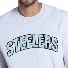 Pittsburgh Steelers Starter Faceoff Fleece Sweatshirt - Ash on sale