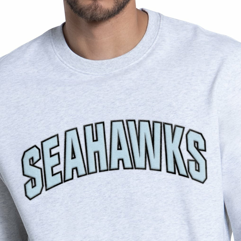 Seattle Seahawks Starter Faceoff Fleece Sweatshirt - Ash outlet