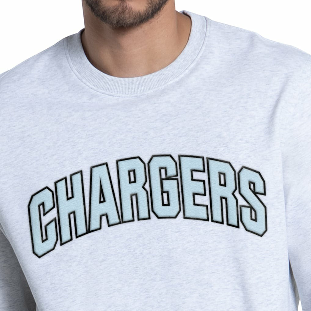 Los Angeles Chargers Starter Faceoff Fleece Sweatshirt - Ash for sale