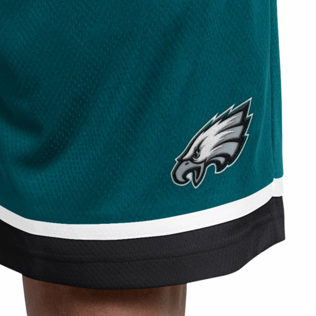 Philadelphia Eagles Starter Power Play Mesh Shorts - Midnight Green discount