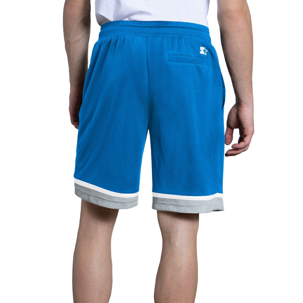 Detroit Lions Starter Power Play Mesh Shorts - Blue on sale