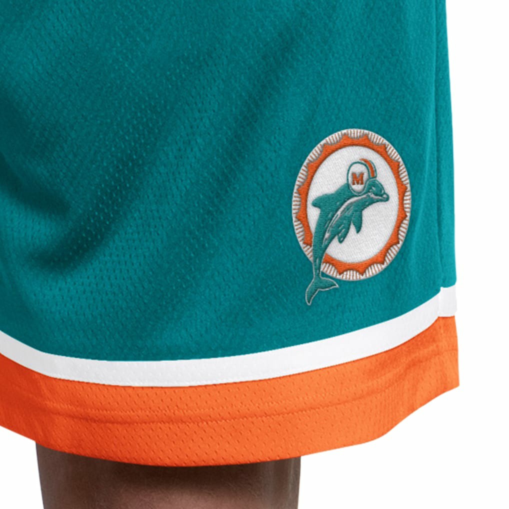 Miami Dolphins Starter Throwback Power Play Mesh Shorts - Aqua sale