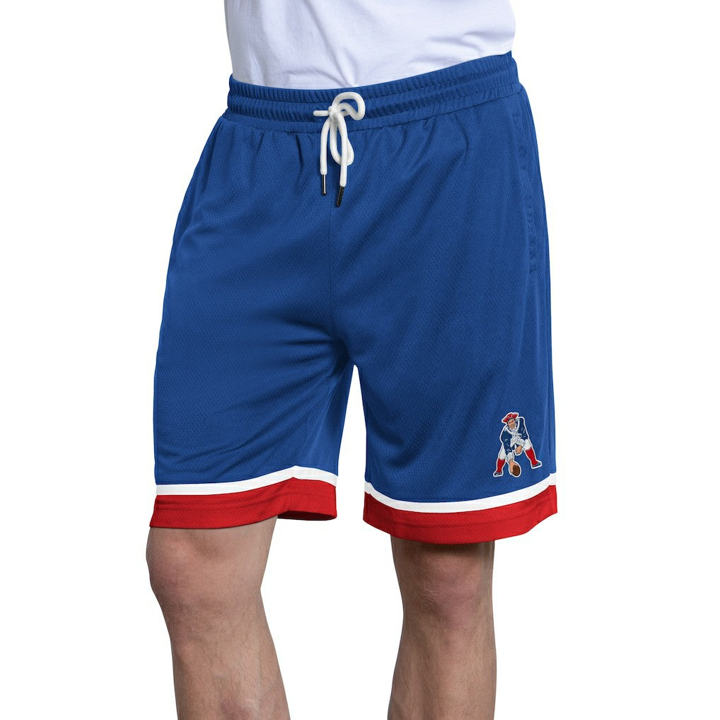 New England Patriots Starter Throwback Power Play Mesh Shorts - Royal for sale