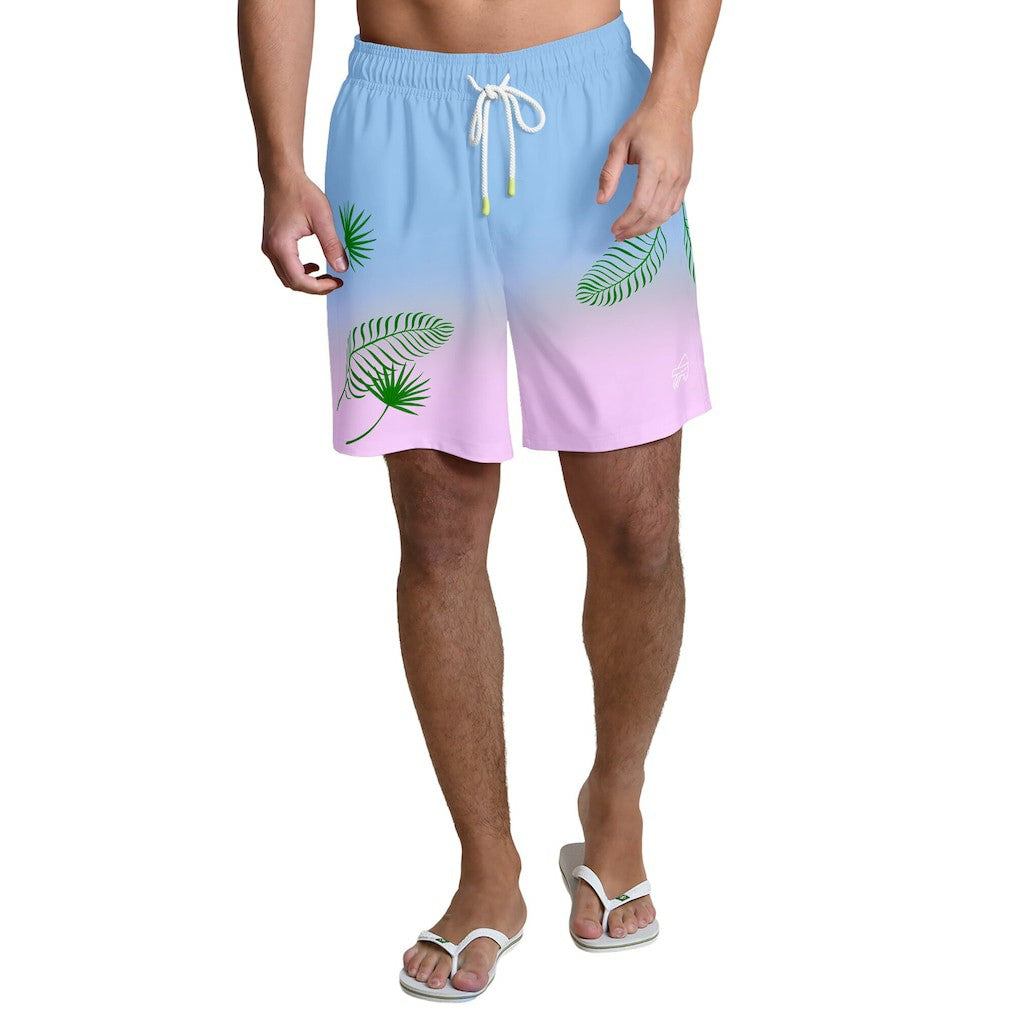 Buffalo Bills Margaritaville Sunset On The Beach Swim Shorts - Light Blue discount