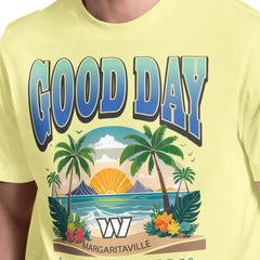Washington Commanders Margaritaville Good Day T-Shirt - Yellow cheap