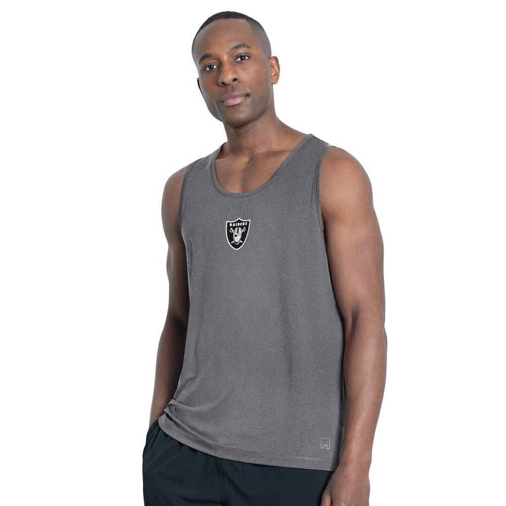 Las Vegas Raiders MSX by Michael Strahan Energy Tank Top - Charcoal for sale