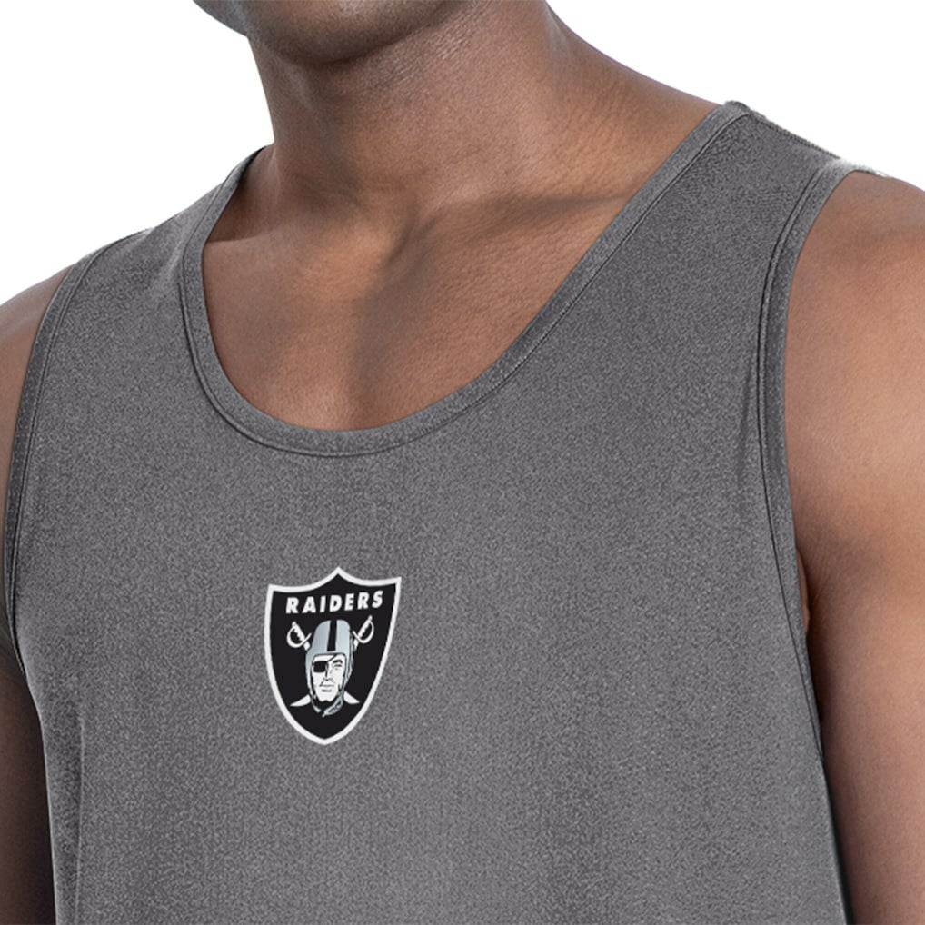 Las Vegas Raiders MSX by Michael Strahan Energy Tank Top - Charcoal for sale