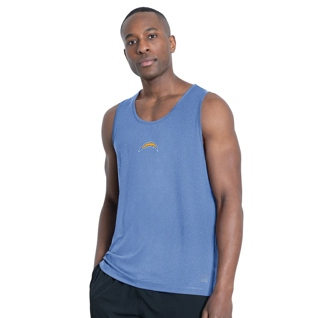 Los Angeles Chargers MSX by Michael Strahan Energy Scoop Neck Tank Top - Royal outlet