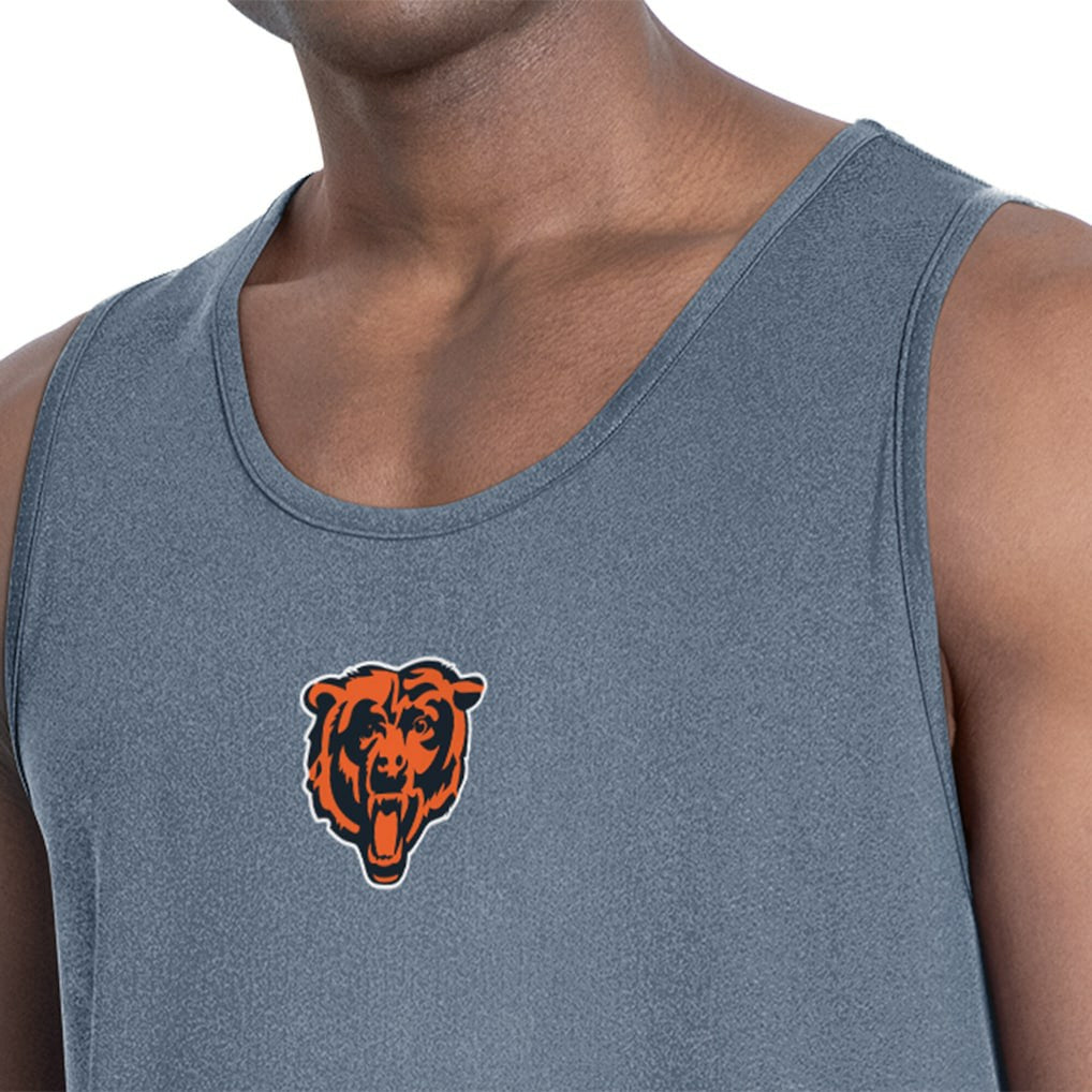 Chicago Bears MSX by Michael Strahan Energy Scoop Neck Tank Top - Navy discount