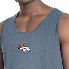 Denver Broncos MSX by Michael Strahan Energy Scoop Neck Tank Top - Navy for sale