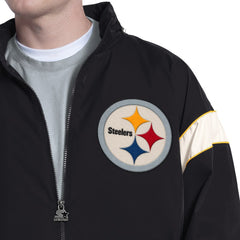 Pittsburgh Steelers Starter The Gust Full-Zip Hooded Jacket - Black outlet