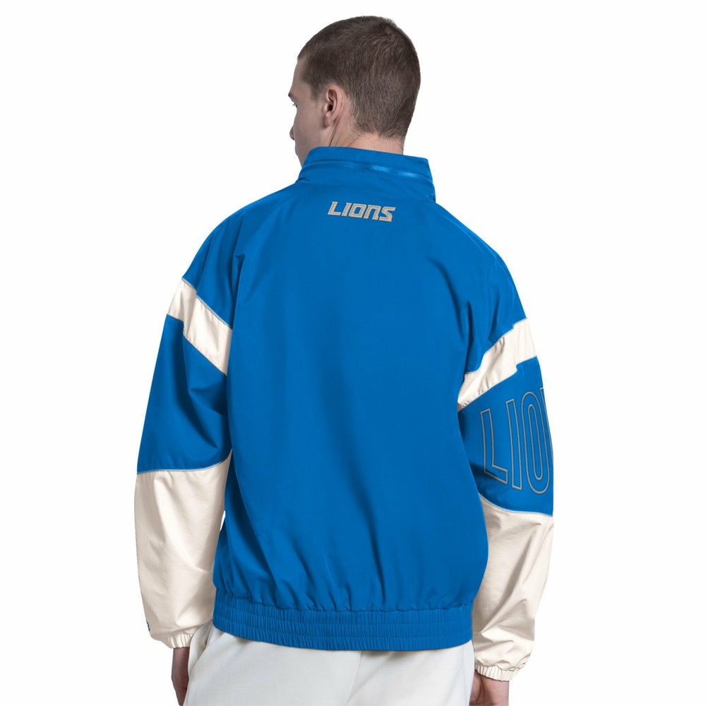 Detroit Lions Starter The Gust Full-Zip Hooded Jacket - Blue on sale