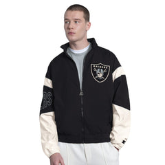Las Vegas Raiders Starter The Gust Full-Zip Hooded Jacket - Black sale