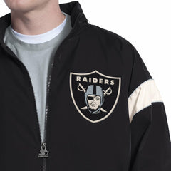 Las Vegas Raiders Starter The Gust Full-Zip Hooded Jacket - Black sale