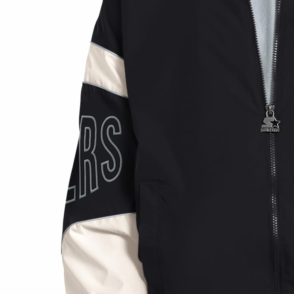Las Vegas Raiders Starter The Gust Full-Zip Hooded Jacket - Black sale